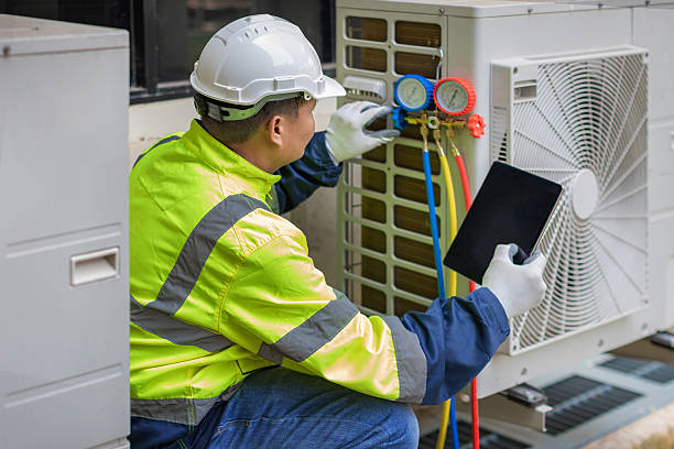Professional Air Conditioning Repair technician working in McLoud, OK